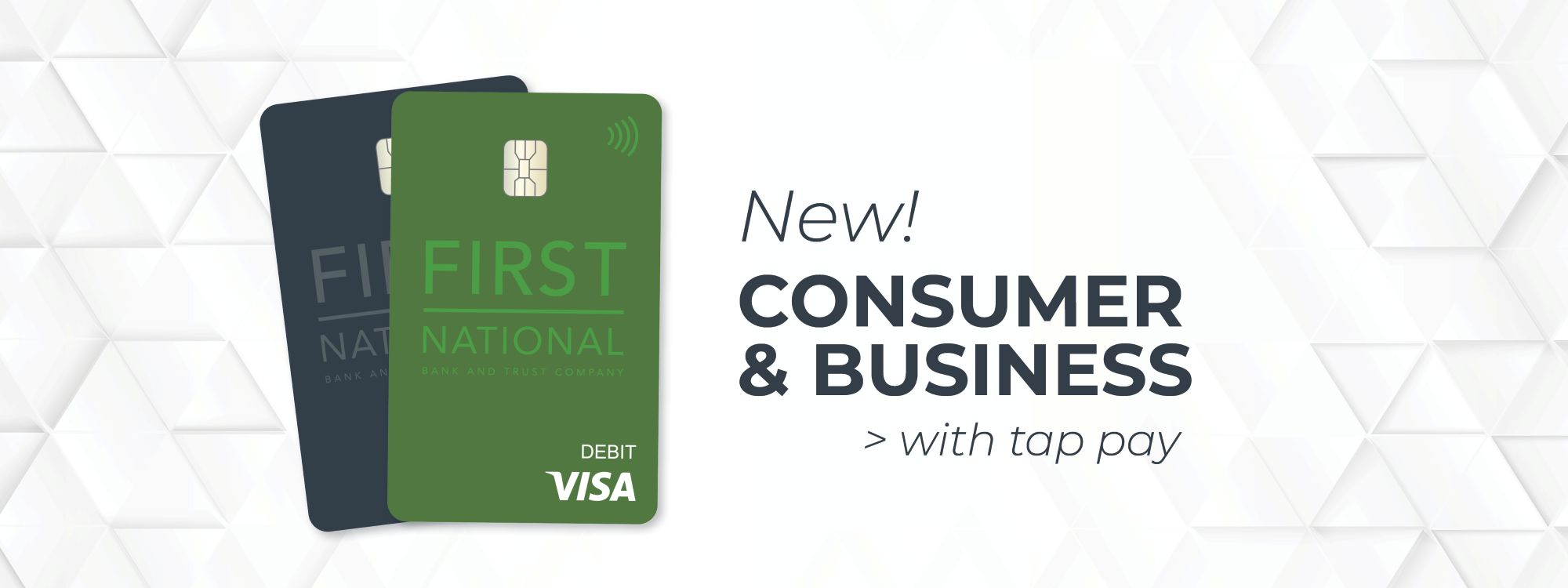Consumer and business debit cards at FNBT