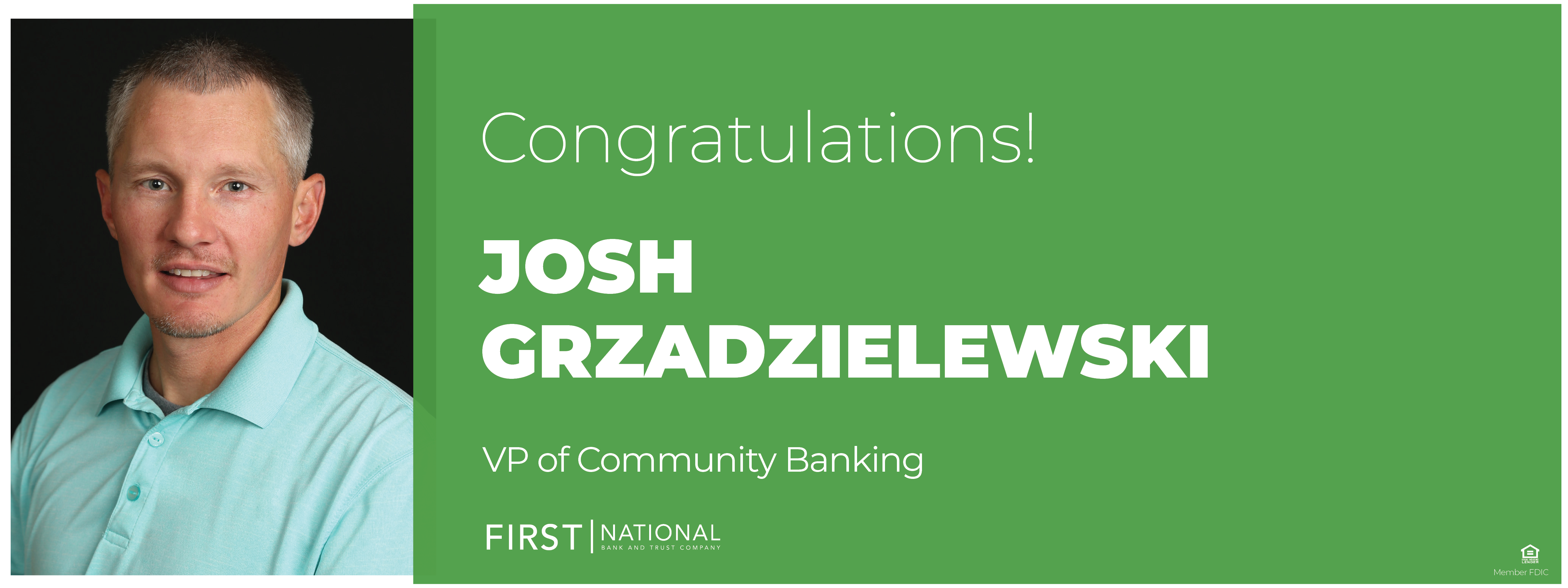 Congratulations Josh Grzadzielewski