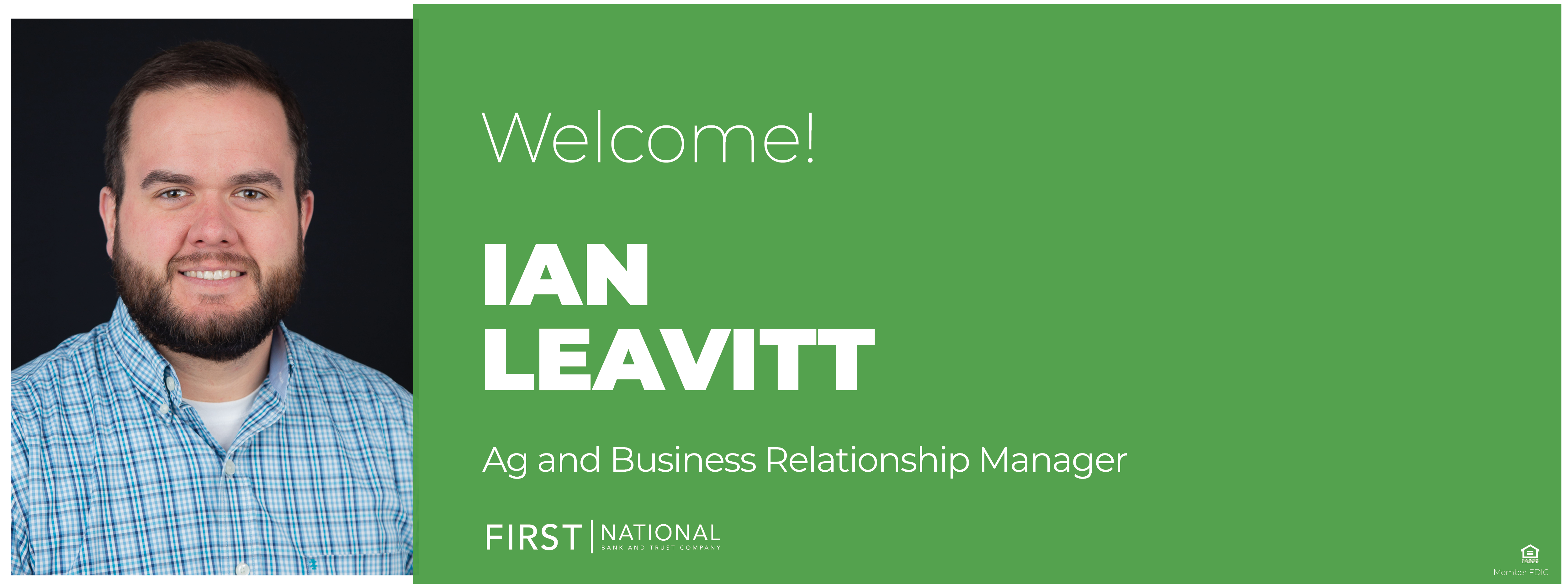 Welcome Ian Leavitt