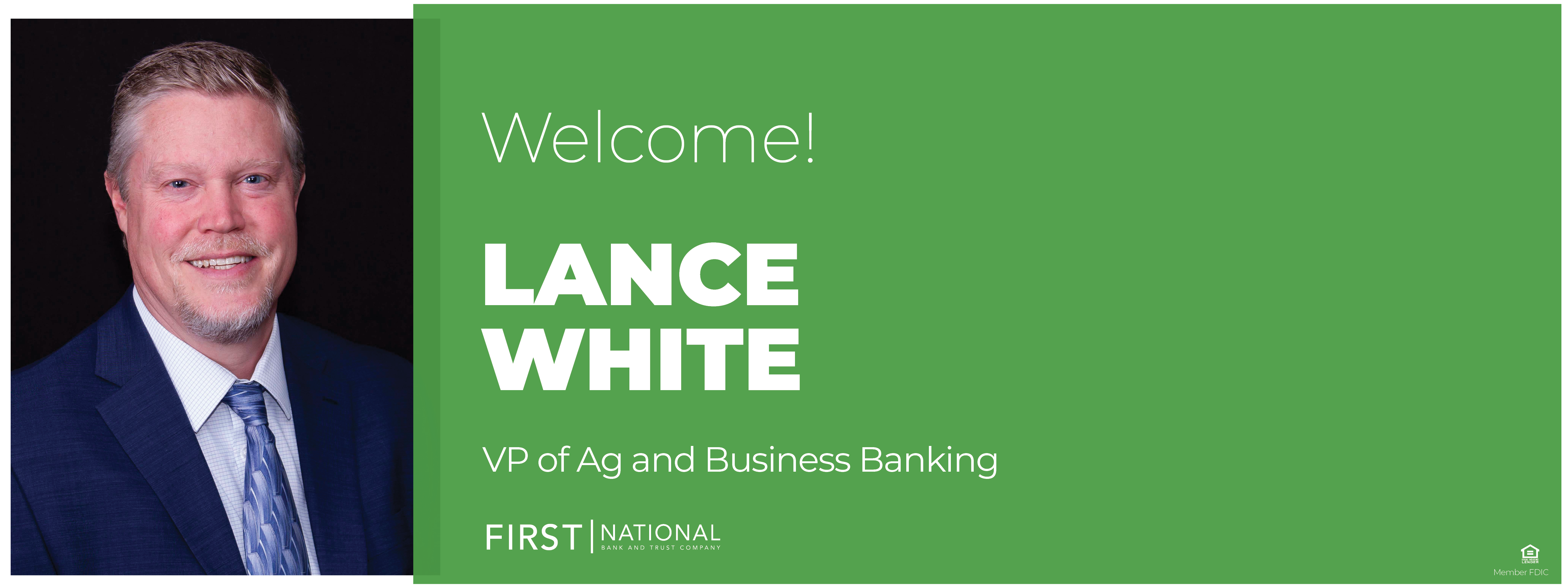 Welcome Lance White