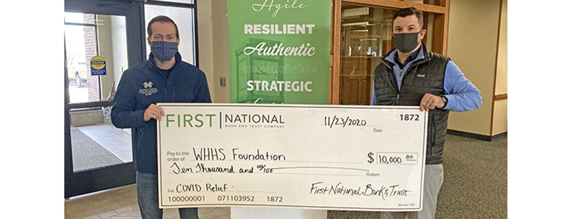 WHHS Foundation receives donation