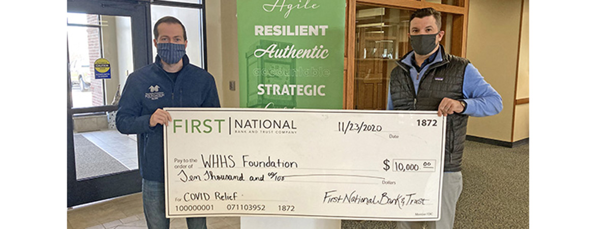 WHHS Foundation receives donation