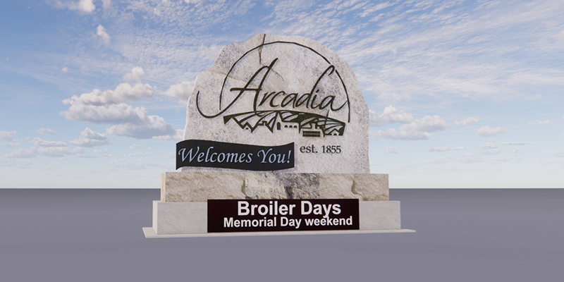 arcadia wisconsin town sign arcadia wisconsin town sign