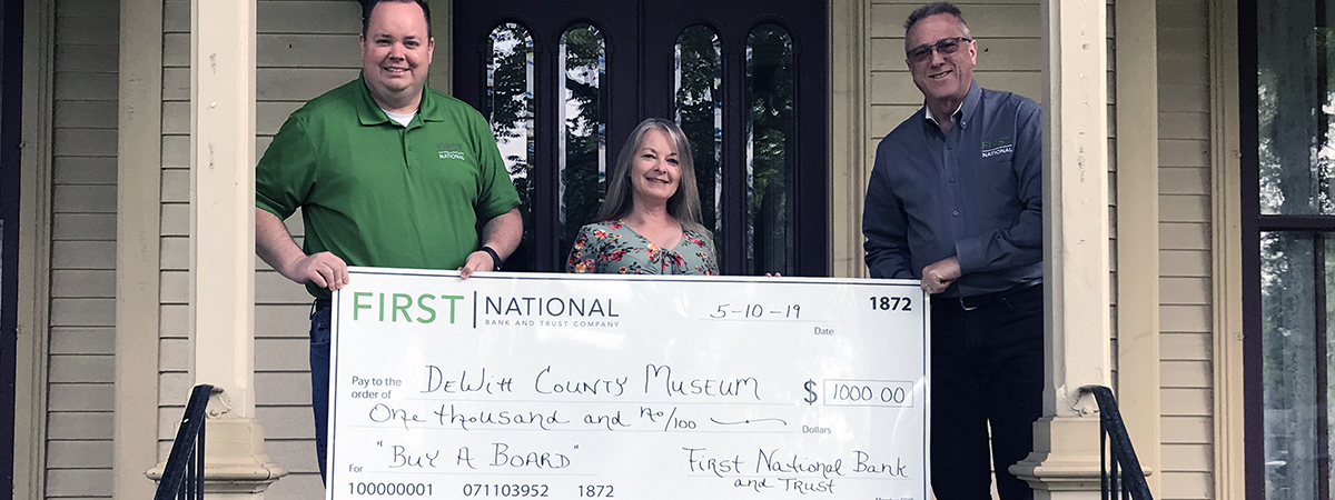 DeWitt county museum receives donation