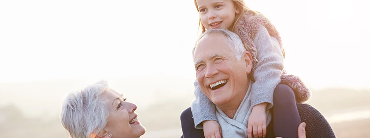 grandparents with grandchild