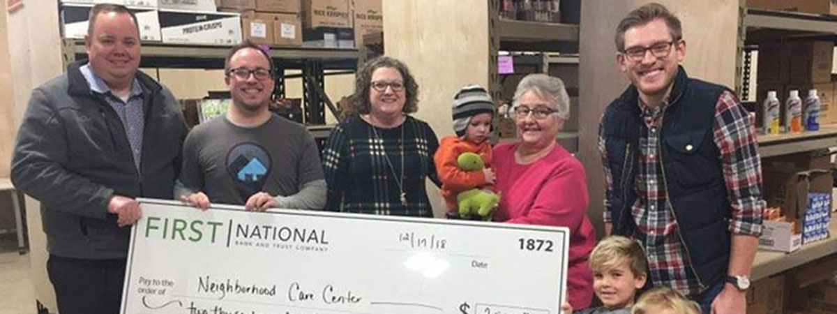 neighborhood care center receives donation