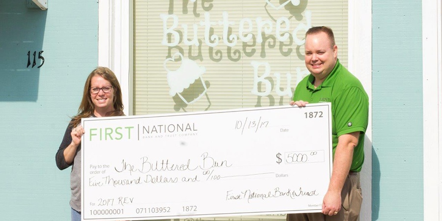 the buttered bun receiving rev winnings check