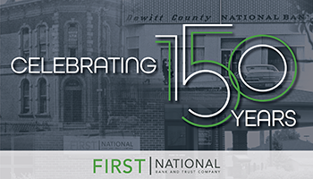 FNBT 150 Year Celebration logo